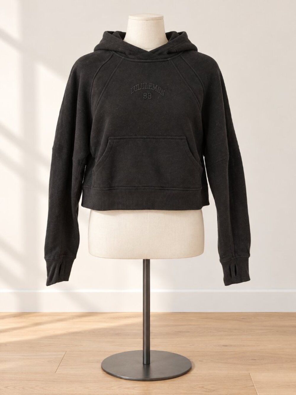 VINTAGE Lululemon Scuba Oversized Hoodie 98 Black XS/S Tags Attached